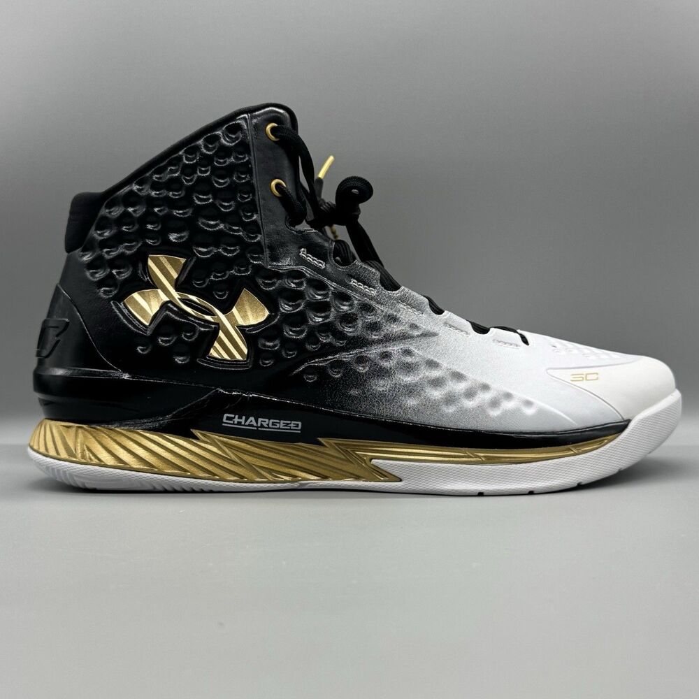 Under Armour Stephen Curry 1 MVP Basketball Shoes 3026051-001 Men's Size 12